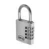 Kłódka szyfrowa 35mm aluminiowa srebrna combi mod.75 DIS