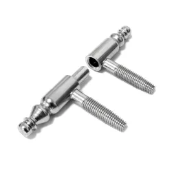 Zawias wkręcany ozdobny 13x87 niklowany mod. 132 AGB