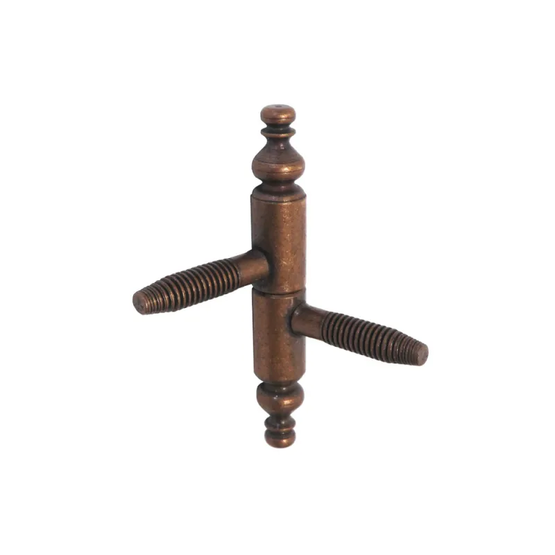 Zawias wkręcany ozdobny 9x60mm brązowy mod. 132 AGB