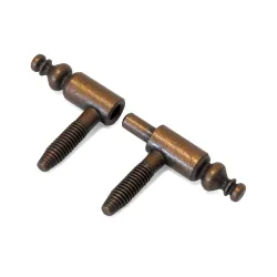 Zawias wkręcany ozdobny 9x60mm brązowy mod. 132 AGB
