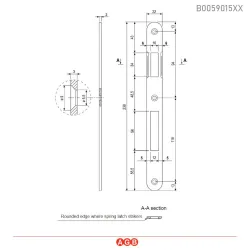 Zaczep SICURREZA F22/238/3 mos