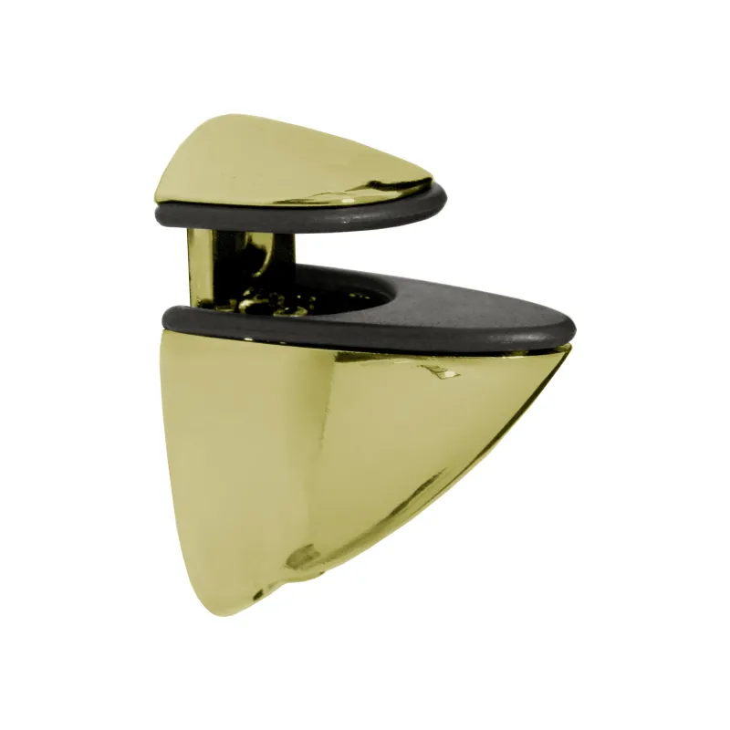 Podpórka do półki szklanej 1-10mm regulowana złoty połysk mod. 41