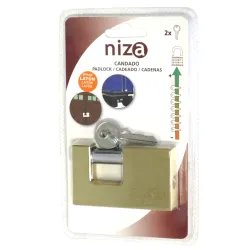 Kłódka trzpieniowa 75x45mm mosiężna mod. 200 NIZA