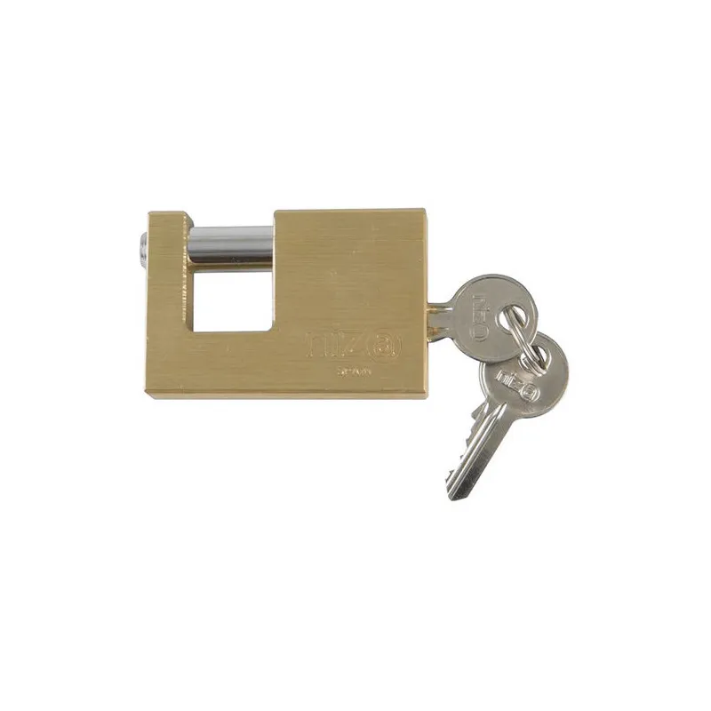 Kłódka trzpieniowa 75x45mm mosiężna mod. 200 NIZA