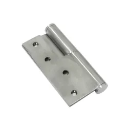 Zawias do drzwi 100x86mm stal nierdzewna INOX samozamykający LEWY (pl) mod. 428