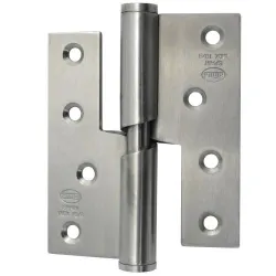 Zawias do drzwi 100x86mm stal nierdzewna INOX samozamykający PRAWY (pl) mod. 428