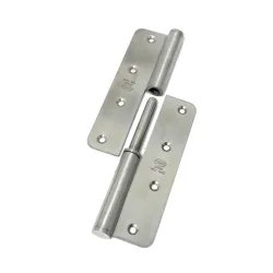 Zawias do drzwi 140x80mm stal nierdzewna INOX LEWY (pl) mod. 429