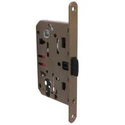 Zamek drzwiowy na wkładkę 85/50 jasny brąz (42) F18 Mediana EVOLUTION