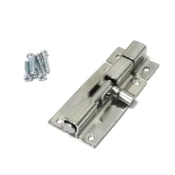 Zasuwka stalowa 60x30mm niklowana mod. 390