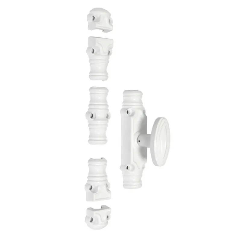 Komplet Cremone do okien francuskich biały Fonc RY59 FTE STD V2 9016/80