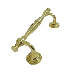 Pochwyt drzwiowy odchylony 250mm mosiężny lakierowany mod.11