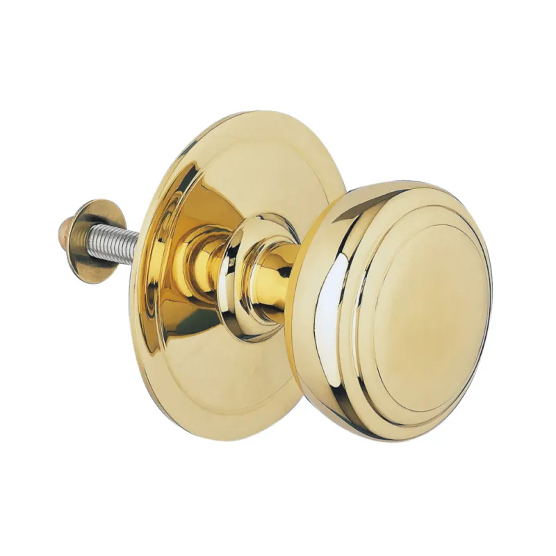 Gałka drzwiowa stała 70mm pełna mosiądz lakierowany mod. 12