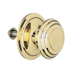 Gałka drzwiowa stała mod. 13 śr. 76mm pełna mosiądz lakierowany