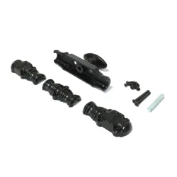 Komplez zamknięcia baskwilowego Cremone CREM 59 DECOR ENO czarna zasuwnica fałszywa