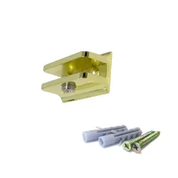 Podpórka półki szklanej 6mm złoty połysk 2szt. mod.34 DIS