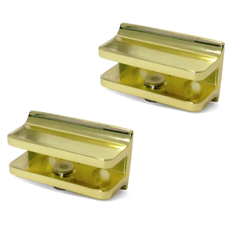 Podpórka półki szklanej 6mm złoty połysk 2szt. mod.34 DIS