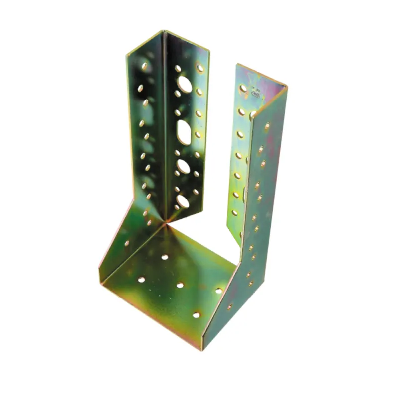 Wspornik wieszak belki 100mm żółty ocynk 200x80mm mod. 354