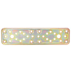 Łącznik płaski stalowy 200x50mm żółty ocynk mod.500 do konstrukcji drewnianych