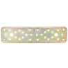 Łącznik płaski stalowy 200x50mm żółty ocynk mod.500 do konstrukcji drewnianych