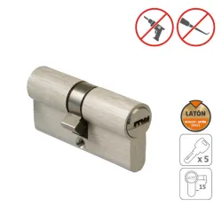 Wkładka 9850-80 40/40 mos. chrom mat