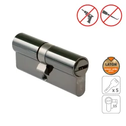 Wkładka drzwiowa 70mm 35/35 czarny nikiel mod.9850