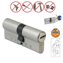 Wkładka drzwiowa 62mm 31/31 chrom mat mod. 10000S