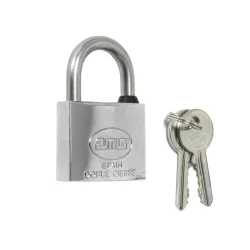 Kłódka 40mm chromowana mod. 600A na jeden wzór klucza KA