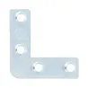 Narożnik montażowy 40x40x12mm cynkowany 4szt mod.1 DIS
