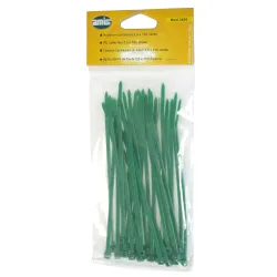 Opaski zaciskowe Trytki 3,5x150mm zielone 30 sztuk mod.3400