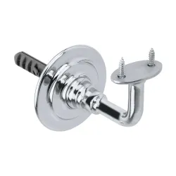 Wspornik poręczy mosiądz chromowany mod.22