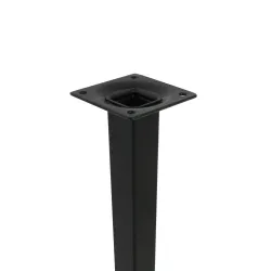 Noga meblowa 35cm kwadrat 25x25mm czarna mod. 3