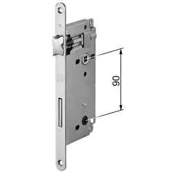 Zamek drzwiowy łazienkowy 90/50 chrom mat F22 PATENT GRANDE