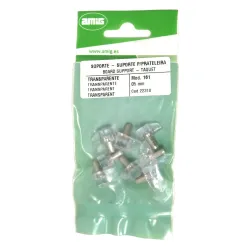 Podpórki do półki meblowej z bolcem/sztyftem przezroczyste 8 szt. mod. 161