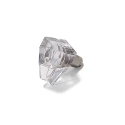 Podpórki do półki meblowej z bolcami/sztyftami fi.5mm przezroczyste 8szt. mod. 161 DIS