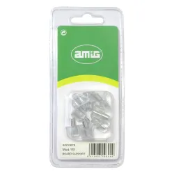 Podpórki do półki meblowej z bolcami/sztyftami fi.5mm przezroczyste 8szt. mod. 161 DIS