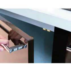 Zatrzask dwukulkowy 14-60 mos. satyna