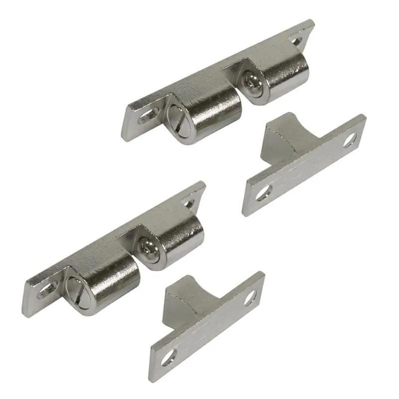 Zatrzask dwukulkowy 18-43 mos. chrom 2sz