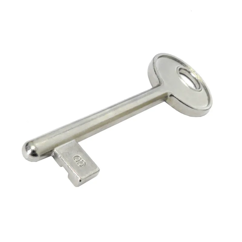 Klucz dodatkowy niklowany nr 08 do zamków AGB