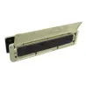 Wrzutnia na listy dwustronna 68x310mm ze szczotką złoty połysk 40-80 mod. NU MAIL