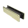 Wrzutnia na listy dwustronna 68x310mm ze szczotką złoty połysk 40-80 mod. NU MAIL