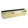 Wrzutnia na listy dwustronna 68x310mm ze szczotką złoty połysk 40-80 mod. NU MAIL