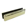 Wrzutnia na listy dwustronna 68x310mm ze szczotką złoty połysk 40-80 mod. NU MAIL