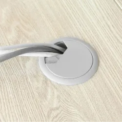 Przelotka do kabli fi.80mm szara mod. 140