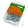 Gwoździe 1,1x15mm żelazne cynkowane 235 sztuk