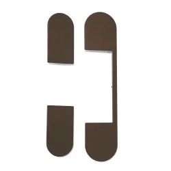 Osłonki zawiasu ECLIPSE 4.1 brąz plastik