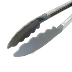 Szczypce kuchenne stal nierdzewna / nylon 34cm szare KINGHoff