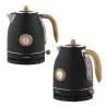 Czajnik elektryczny 1,7l z termometrem Inox czarny Klausberg