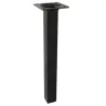 Noga meblowa czarna 300mm kwadrat 25x25mm mod.3
