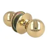 Gałka drzwiowa stała podwójna mod. 617 mosiądz lakierowany