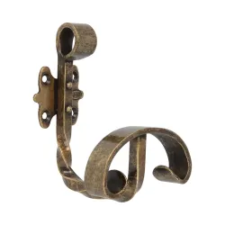 Wieszak ścienny rustykalny złoto antyczne 120x80mm mod. 101 EAN